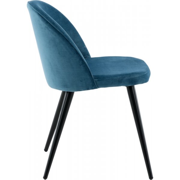 Alice spisestol - Blå/svart Alice spisestol - Blå/svart