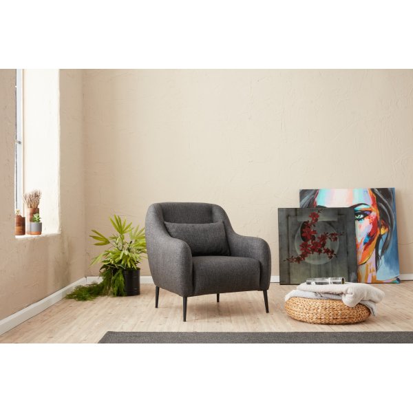 Venus lenestol - Antrasitt