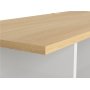Nandu skrivebord 160 x 70,5 cm - Eik/hvit