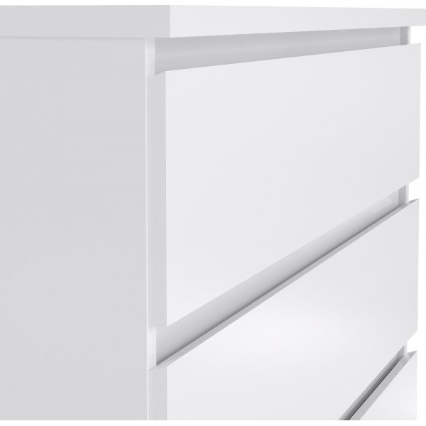 Naia kommode med 5 skuffer - Hvit Naia kommode med 5 skuffer - Hvit