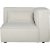 Nees modulsofa - hjrnedel hyre - Stone White