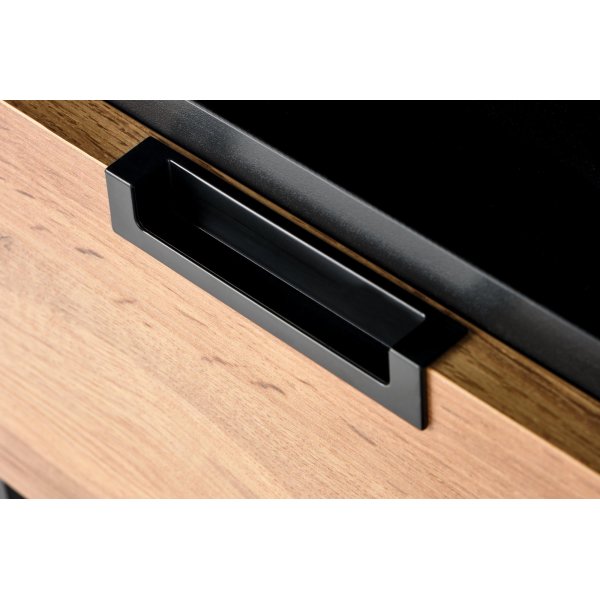 Chantelle nattbord - Eik/sort Chantelle nattbord - Eik/sort