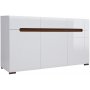Lunden sidebord - Hvit