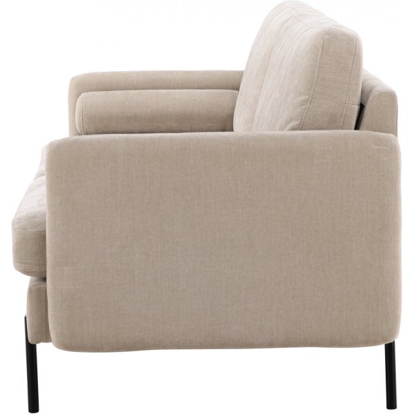 Antibes 2-seters sofa - Beige/Sort Antibes 2-seters sofa - Beige/Sort