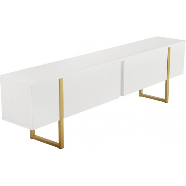 Serenity TV-stativ - Hvit/gull Serenity TV-stativ - Hvit/gull