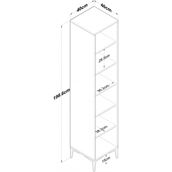Jericho skap 111 - Hvit Jericho skap 111 - Hvit