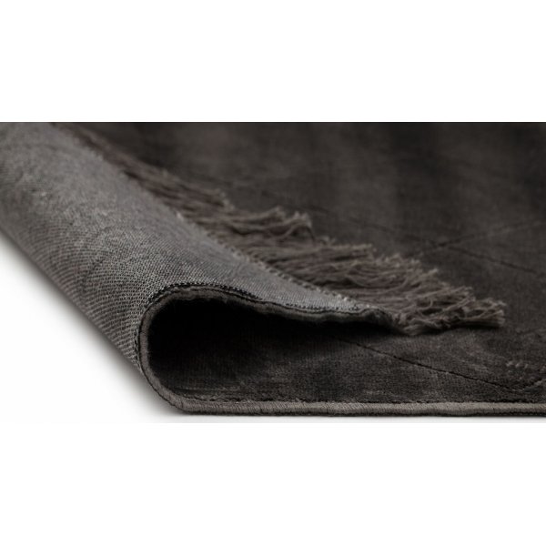 Maskinvevd teppe Royal Deluxe - Antrasitt