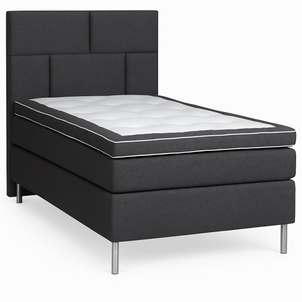 Hilton Deluxe seng 140200 cm - Mrk gr