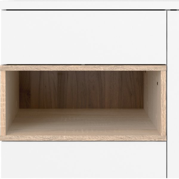 Roomers skap - Hvit/eik Roomers skap - Hvit/eik