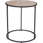 Bergamo sidebord - svart/ keiserfiner