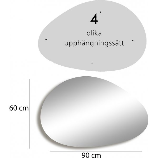 Porp veggspeil Porp veggspeil