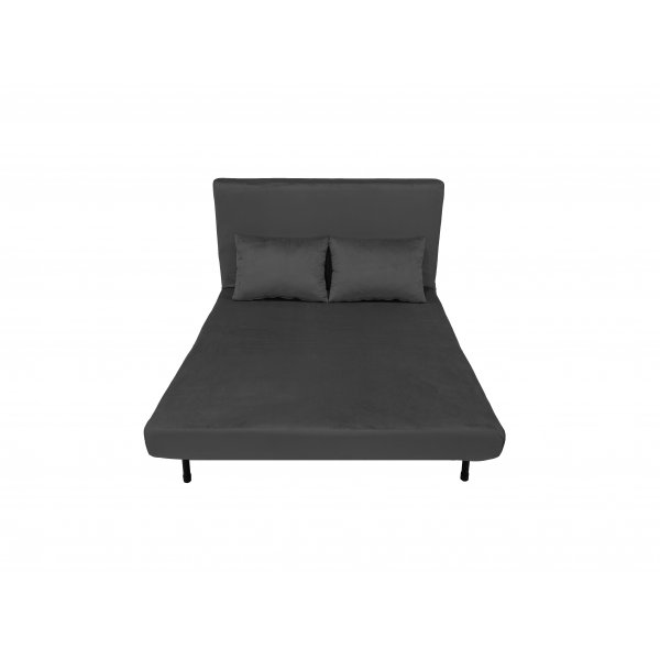 Sovesofa Helsingborg - Mørkegrå fløyel | 193 cm Sovesofa Helsingborg - Mørkegrå fløyel | 193 cm