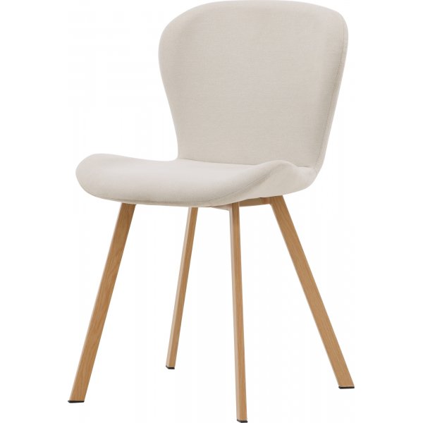 Lija spisestol - Beige/eik Lija spisestol - Beige/eik