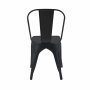 Iris spisestuestol i svart metall Iris spisestuestol i svart metall