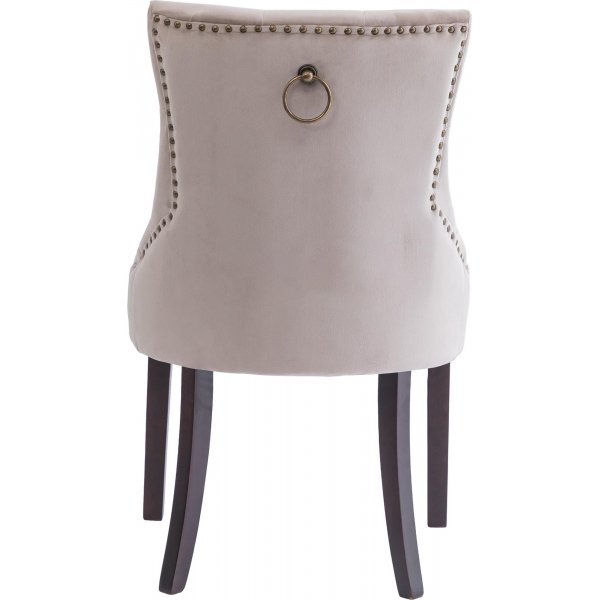 Tuva stol med håndtak i ryggen - Gråbeige + Flekkfjerner for møbler Tuva stol med håndtak i ryggen - Gråbeige + Flekkfjerner for møbler