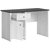 Salvador skrivebord 120 cm - Hvit/svart