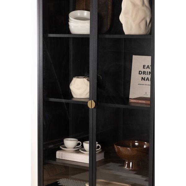 Alexander vitrineskap - Sort