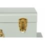 Matteus koffert X 2 (lysegr | messing)