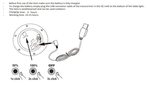 Cliff bordlampe - Sort/hvit Cliff bordlampe - Sort/hvit