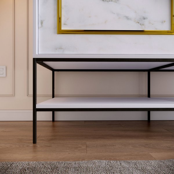 Martin garderobeskap 150 cm - Hvit marmor/gull Martin garderobeskap 150 cm - Hvit marmor/gull