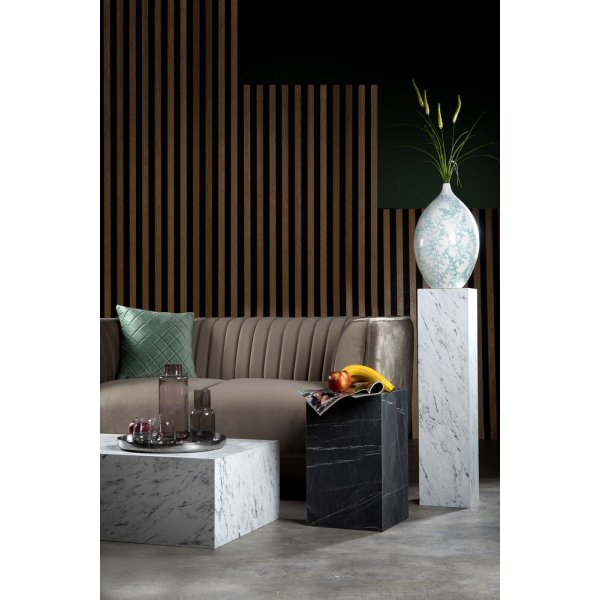 Stein pidestall 60 cm - Hvit marmor (Laminat) Stein pidestall 60 cm - Hvit marmor (Laminat)