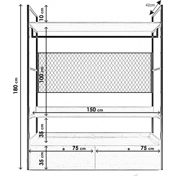 Limbo hallmøbler 605 - Eik Limbo hallmøbler 605 - Eik
