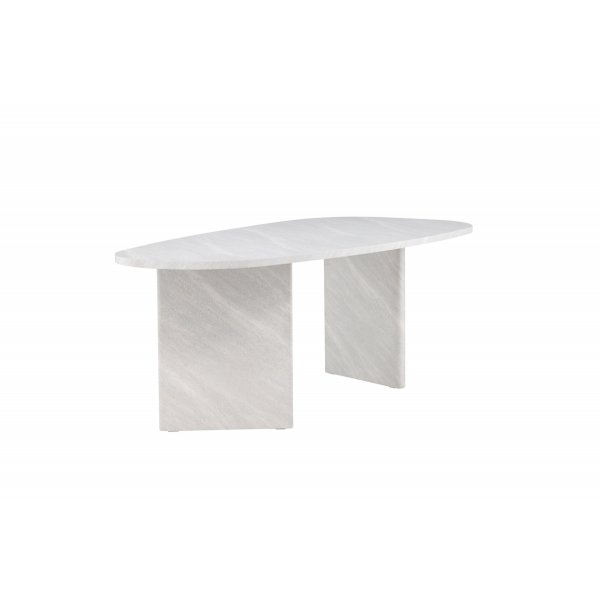 Grönvik spisebord 220 x 100 cm - Hvit marmor Grönvik spisebord 220 x 100 cm - Hvit marmor