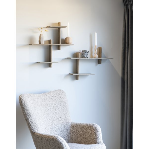 House Nordic vase+lysestake - Brun House Nordic vase+lysestake - Brun