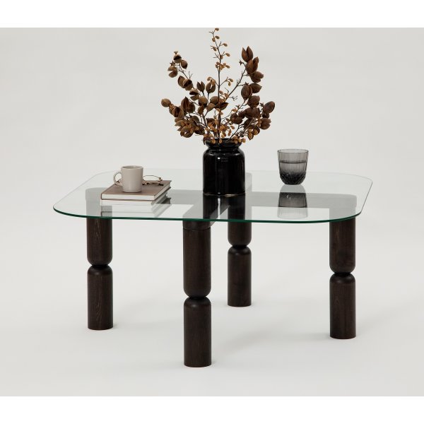 Kei salongbord 80 x 80 cm - Antrasitt