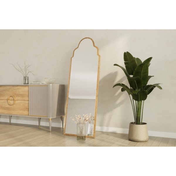 Samaran gulvspeil - Safir eik + Kart med møbelpoter inkludert! Samaran gulvspeil - Safir eik + Kart med møbelpoter inkludert!