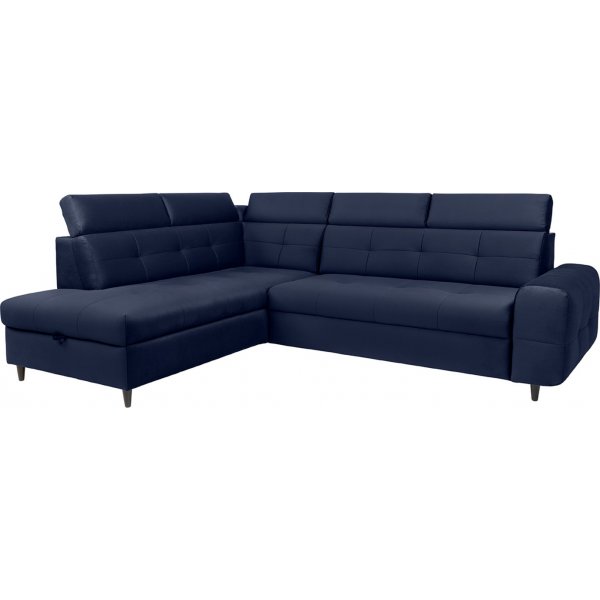 Matras hjørnesovesofa med åpen ende venstre - Blå Matras hjørnesovesofa med åpen ende venstre - Blå