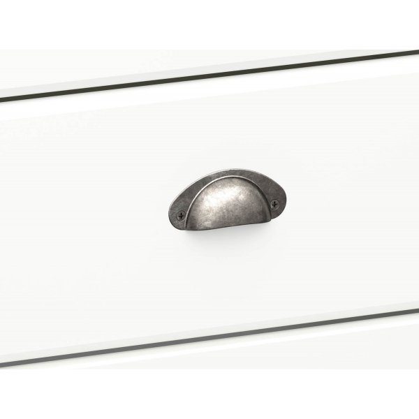 Nola nattbord - Hvit/beige Nola nattbord - Hvit/beige