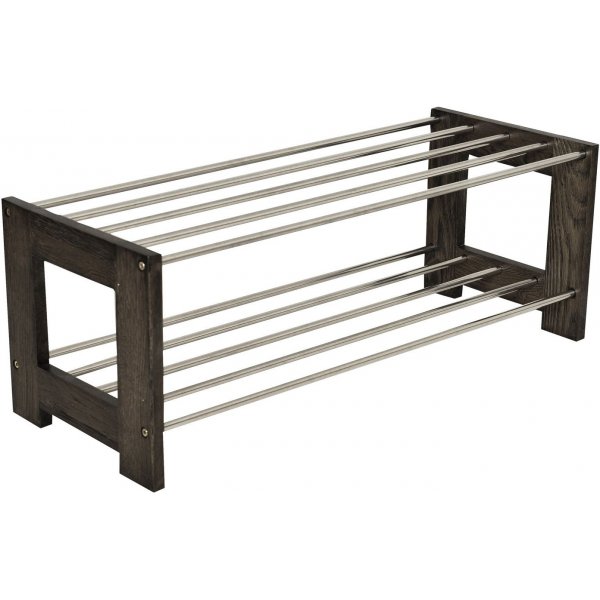 Frikk skohylle - Brunlakkert eik