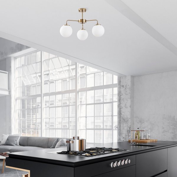 Trdtaklampe 10996 - Vintage/hvit