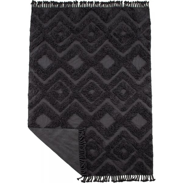 Kleva bomullsteppe - Mørk grå Kleva bomullsteppe - Mørk grå