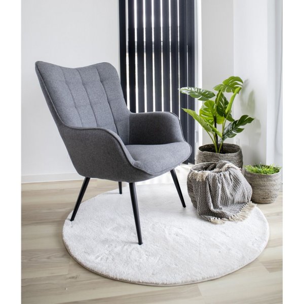 Glasgow lenestol - gr�/svart