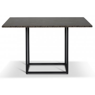 Sintorp spisebord, 120 cm - Svart/brun marmorimitasjon + Flekkfjerner for mbler