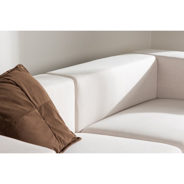 Lumi 3-seters sofa - Hvit lin