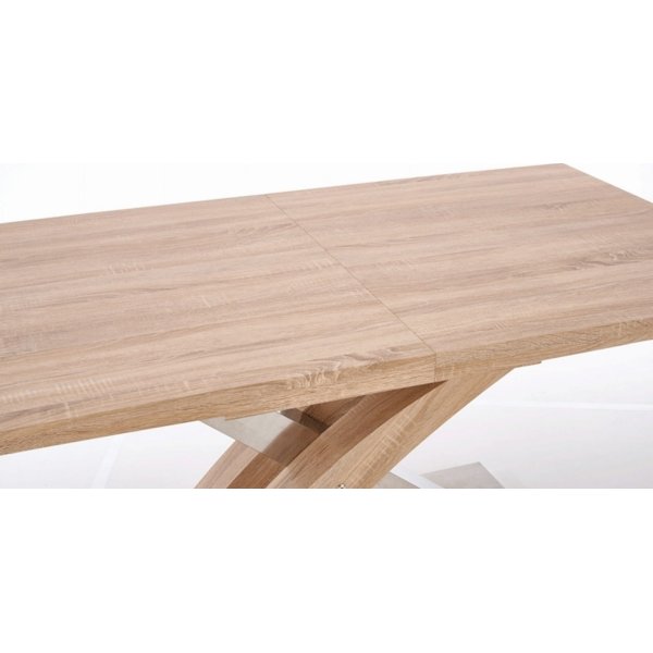 Lyall spisebord - Gull eik/svart