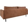 Malaga 2,5-seters sofa - Mrk brun