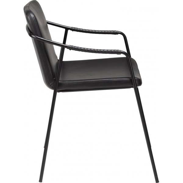 Boto lenestol - Sort PU Boto lenestol - Sort PU