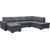 Solna U-sofa 309 cm - Mrk gr + Tekstilrens for mbler