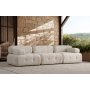 Beige flyelssofa 315 cm