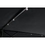 Parasoll Malta med soldrevet LED belysning - Ecru/gr