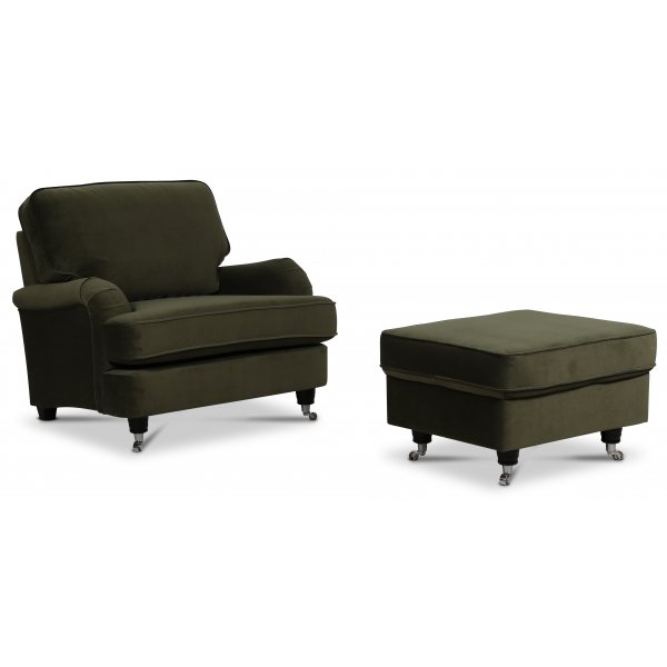 Kvarsebro Howard lenestol - Mosegrnn (Flyel)