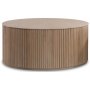 Sylinder rundt salongbord 100 cm - Whitewash