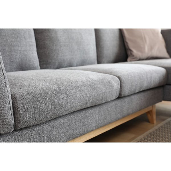Behagelig divansofa - Grå Behagelig divansofa - Grå