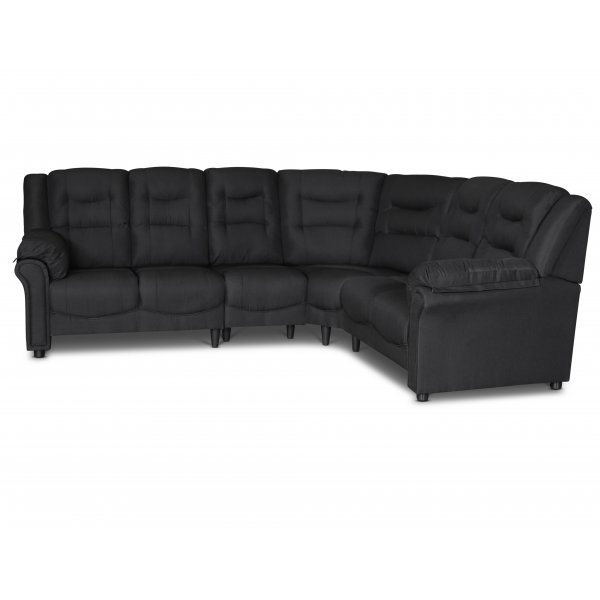 Peking hjrnesofa - Sort + Flekkfjerner for mbler