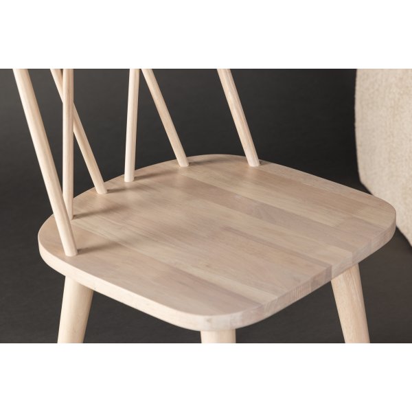 Mariette spisestol - Whitewash