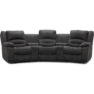 Cinema elektrisk 3-seters sofa med justerbar nakkesttte - Gr